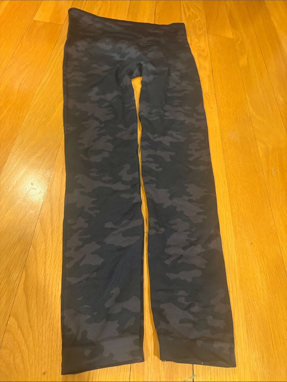 SPANX Black Camo High-Waist Leggings